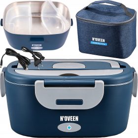   Uzsonnás doboz - Ebéddoboz N'oveen LB745 1100 ml Niebieski