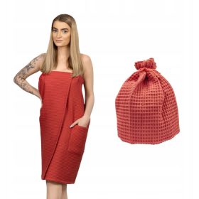   Szauna kellék - SZAUNA KÉSZLET NŐI OSTYA KILT BISCOTTO CAPELLO SAPKA PORJUN TÉGLA