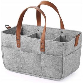    SZERVEZŐTÁSKA Kosár filc Anya babának Pelenkákhoz Kiegészítők NAGY XXL