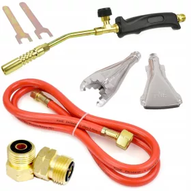   Geko 2 W-os gázforrasztópáka + SÁRGÁRGAZÍTÁS GZ21.8MM, GW3/8" HENGERHEZ