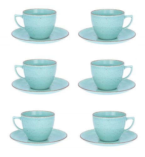 Porcelán edények - Tea és kávé felszolgálás Ćmielów Żywioły 12 db.