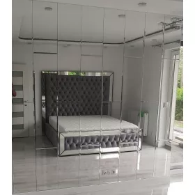    LED tükör 80x100 cm-es fürdőszoba függőleges megvilágított falra kész