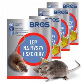   Egerek és patkányok elleni védelem - Mond az egér brosokkal, amelyek 4 darabos patkányokat kombinálnak