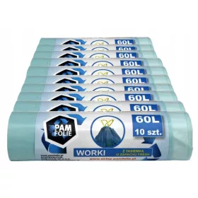   Szemeteszsákok - Szeméttáskák illatszalaggal 60l 10db friss pam-folie
