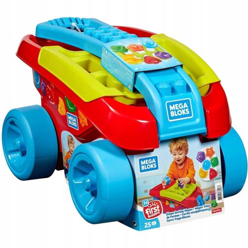 Gyerekválogató - Fisher Price Mega Bloks babakocsi Sorter 2in1 fvj47 blokkokkal