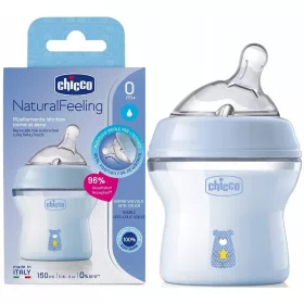   Bébiüveg - Chicco természetes érzéses palack + cumi 150ml 0m +