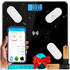   MAXSELL fürdőszobamérleg FÜRDŐSZOBAI MÉRLEG BLUETOOTH-HAL + 3 egyéb termék
