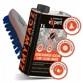   NEHÉZ OLAJFOLTOLTÓ BUDOWLANY EXPERT 1L BRICK + kézi kefe padlóhoz, súrolóhoz, kárpitokhoz Budowlany Expert