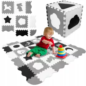    OKTATÁSI HABSZETŐ PUZZLE PEN 53 EL 1cm-es KOCKA 3 AZ 1-BEN NAGY VASTAG