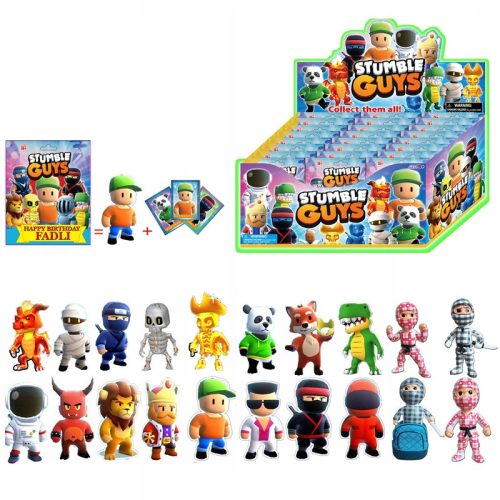 24 DB STUMBLE GUYS FIGURA SZETT