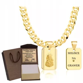    ARANY TELJES FÉRFI PÁNCÉLLÁNC PR-ÉREMEL. 925 585 INGYENES VÉSZ