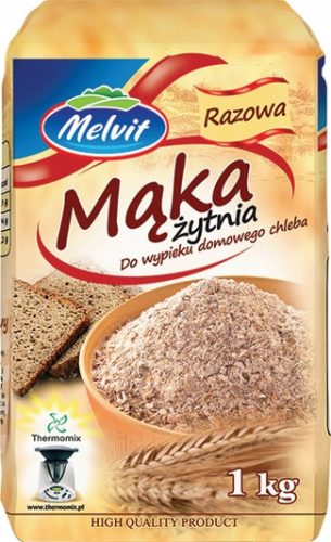 Teljes kiőrlésű rozs liszt type 2000 10 kg (10 x 1 kg)