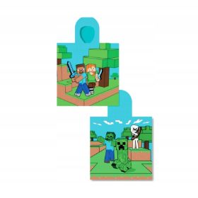   Baba törölköző kapucnival - Poncho gyors -Driding Minecraft fürdőruha 100 x 50