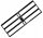  Steel4home fém gereblye 90 x 30 cm