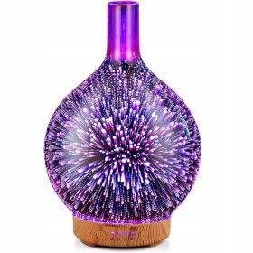   Párásító, légtisztító - Légi párásító illatos illatos ultrahangos aromaterápia 3D -s lámpa