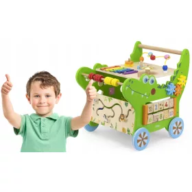 VIGA fa oktatási krokodil toló 12 az 1-ben