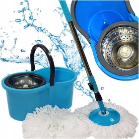   Padlómosó - MOP ROTARY FLOTÁS TURBO ACÉT Kiválasztható szita, vödör, bot, 2 betét