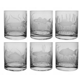 Koktél pohár - Art-Glass whiskys poharak 300 ml 6 db.