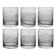 Koktél pohár - Art-Glass whiskys poharak 300 ml 6 db.