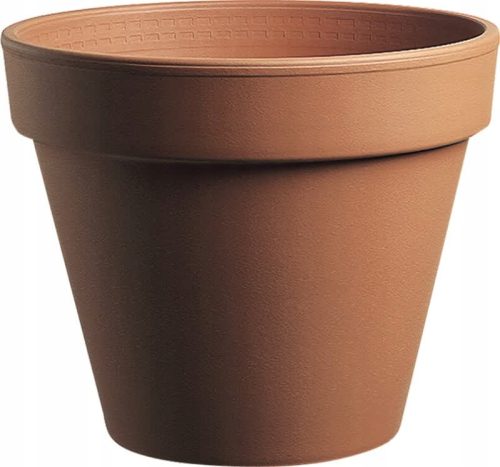  Virágcserép 21 cm x 25 x 21 cm átmérő 25 cm kerámia vörös árnyalatok