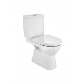    ROCA KOMPAKT WC-CSÉSZ 48 cm PADLÓ FEHÉR KERÁMIA VÍZSZINTES LEfolyó