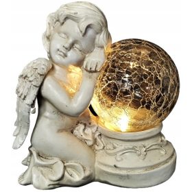   Figura, szobrocska - ANGYAL IZZÓ ANGYAL LED SOLAR SZÓRAKOZÁS