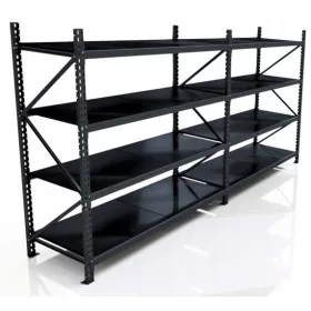 Fém raktári polc 200 x 350 x 80 cm