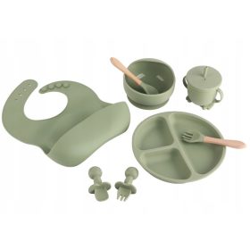 Tál, csészealj csecsemőknek - 8x szilikon baba ételek.