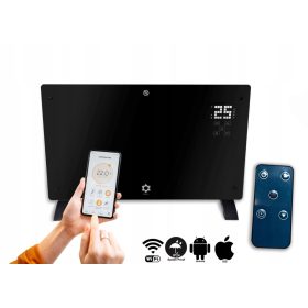 Klimantic 2000 W konvektoros fűtés, fekete