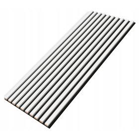   Fallécek, díszítő panelek FELT-en, 10, matt fehér, 275cm x 46cm