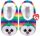 Gyermek papucs - TY Beanie Boos gyerekpapucs - Owen bagoly, S-es méret