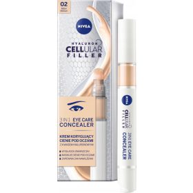    NIVEA Hyaluron Cellular Filler 3 az 1-ben krém korrigálja a szem alatti sötét karikákat, világos színű, 4 ml