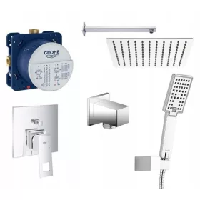   Grohe Eurocube króm falra szerelhető kád és zuhany csaptelep + 5 egyéb termék