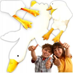   L.O.L meglepetés kisállat - Goose kabalája Pipa párna nagy 90 cm plüss játék kacsa xxl