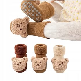   Zoknik a csecsemőknek - Baba zokni Babacipő zokni 0-12m macival