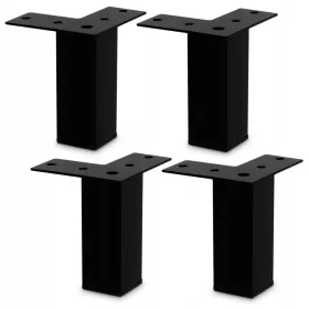   4x bútor láb fekete láb láb a szekrény alatt H10cm olcsóbb 20%