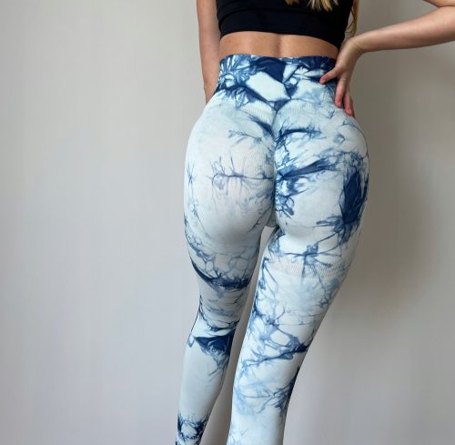 Fitness leggings - Leggings magas állapot a jóga fitneszhez, push up gomous méretű L tornaterem