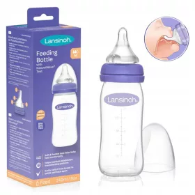   Bébiüveg - B.Box Bidon bögre betöltött szalmával 240 ml Bubblegum BB00519