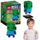  LEGO BRICKHEAZ FIGRA A MINECRAFTBÓL, TÖKÉLETES DÍSZÍTÉS, NAGY AJÁNDÉK!