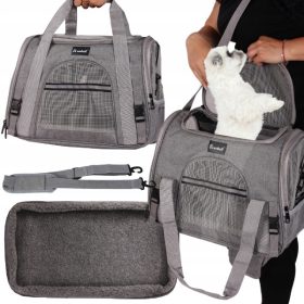    Wobell transzporter 25 cm x 28 cm x 43 cm szürke árnyalatok