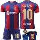Kosárlabda ruhakészlet - Labdarúgó -szett Leo Messi FC Barcelona Méretek Új Szezont Egyedi Szezon