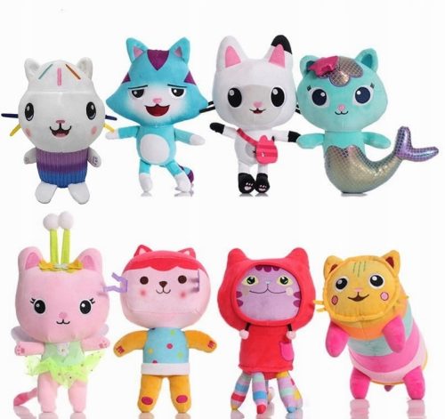 L.O.L Surprise plüssjáték - Macska gabi kicia cyci ennivaló plüss párna mackó mackó 30 cm