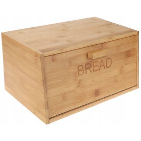   Kenyértartó doboz - Ravi Decor egyrészes kenyértartó doboz, barna és bézs árnyalatú bambusz