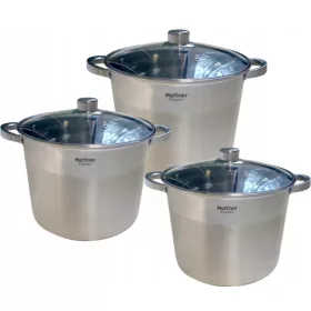   Edénykészletek - HF 11L edénykészlet, rozsdamentes acél, 6 db.