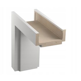   Komplett állítható PafiPorta ajtókeret 100 - 140 mm fehér