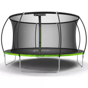 Trampolina Just Fun 12 láb 374 cm PREMIUM FEKETE