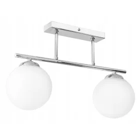   Függő lámpa mennyezeti csillár modern króm fehér tetőtéri LED golyók