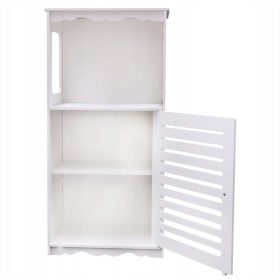   Komód Korrózióálló, keskeny fából készült fürdőszobai szekrény