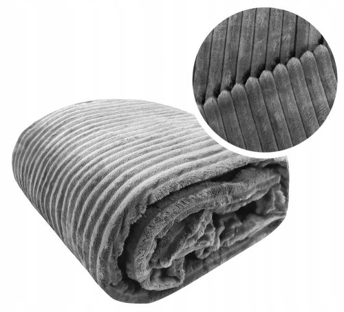 Takaro - CONTRAST poliészter takaró 220 cm x 200 cm bézs, fekete, kék árnyalatok, szürke árnyalatok, zöld árnyalatok