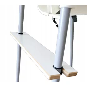    LÁBTÁMA IKEA ANTILOP SZÉKHEZ, ÁLLÍTHATÓ, FEHÉR MDF LÁBTARTÓ